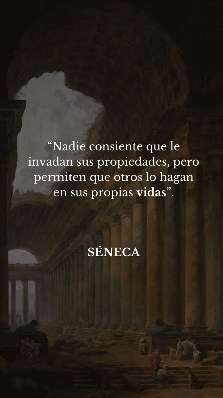 ¿A quién estás dejando entrar en tu vida? #estoicismo #seneca #short